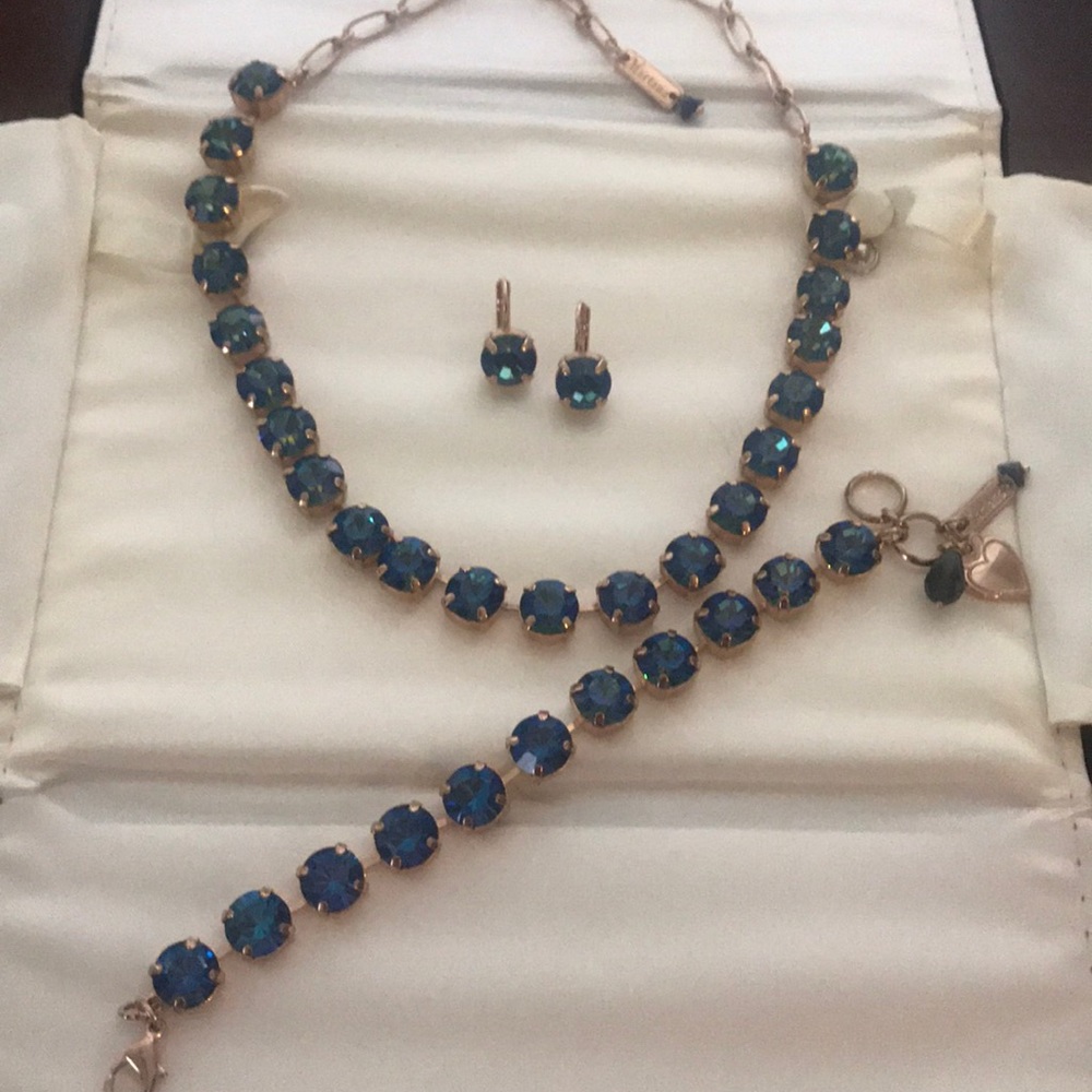 Mariana Jewelry set of 3 in Blue